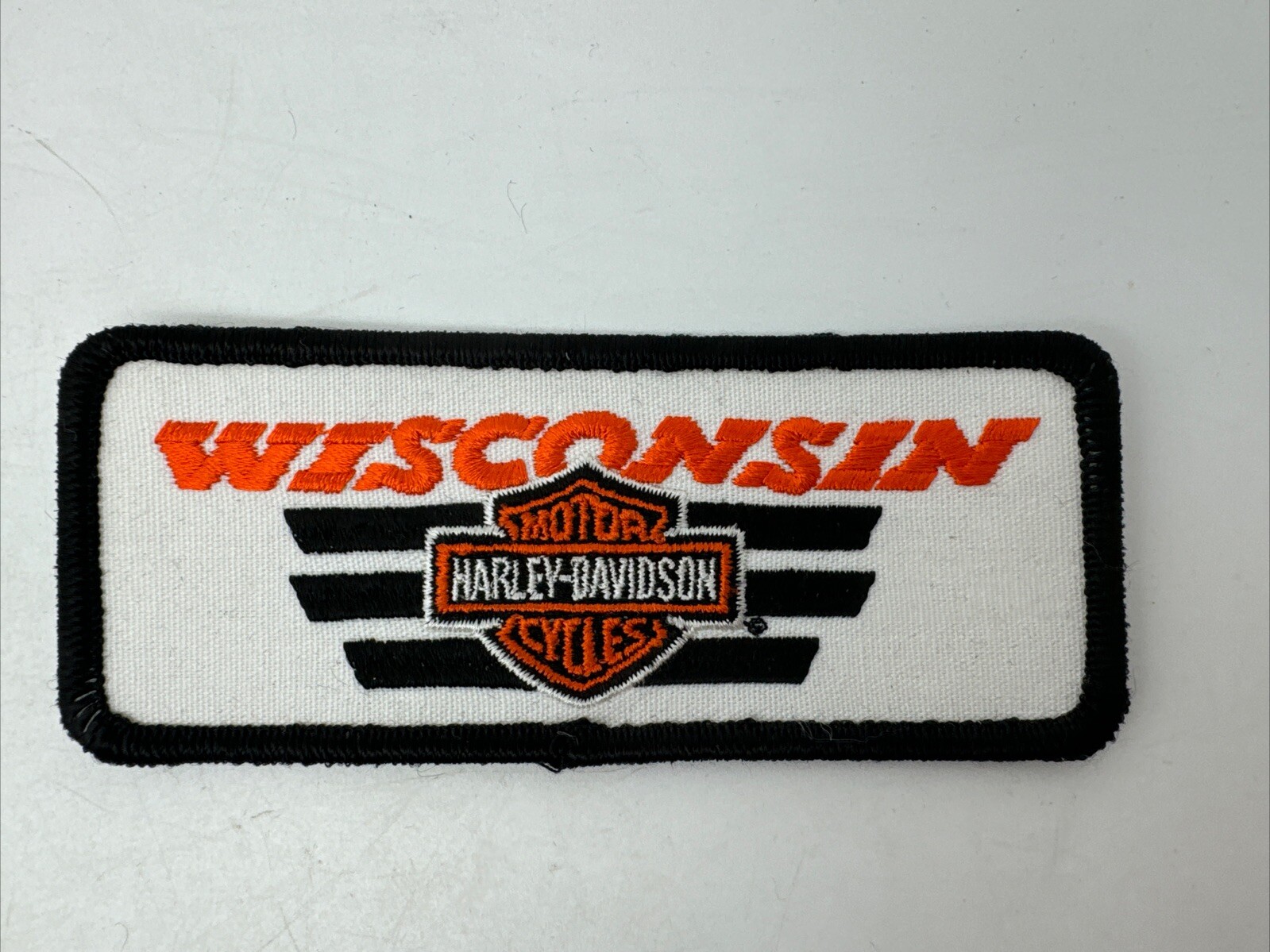 Harley Davidson Owners Lot of 7 Embroidered Patches Wisconsin Rallies HOG #P3