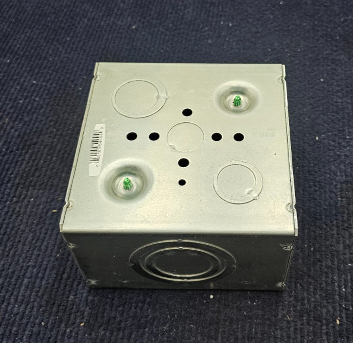 (QTY 10) HUBBELL RACO 5SQ200: 5" Square Data Box For Audio Video Data Power App.