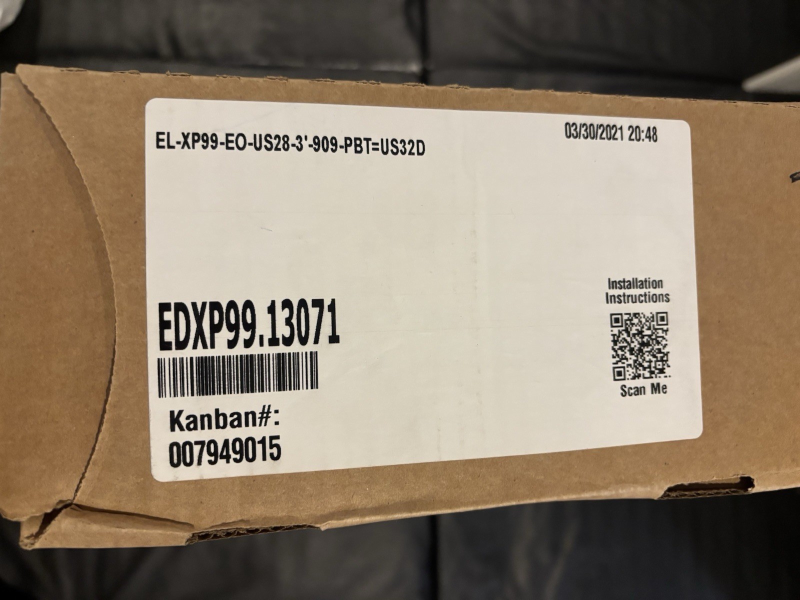 Von Duprin EL-XP99 Exit Device - 3ft - US28 Finish Satin Chrome - electrfied
