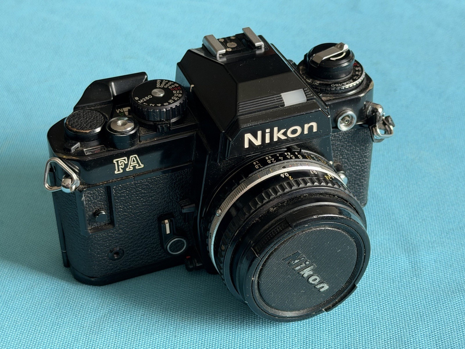 Nikon FA 35mm SLR Film Camera Body & Series E 50mm 1.8 Not Tested