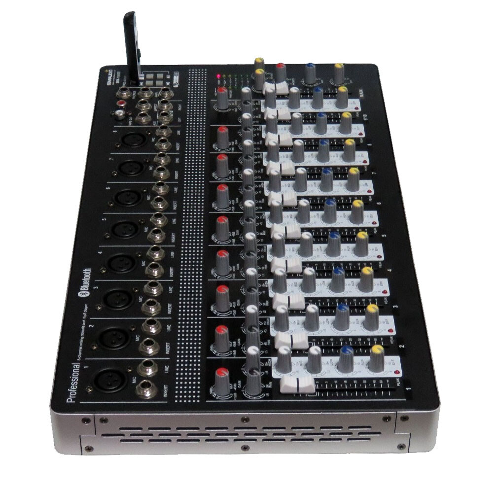 10 Channel Audio Sound Mixer Function Recording Mixing Console Effects USB Mix