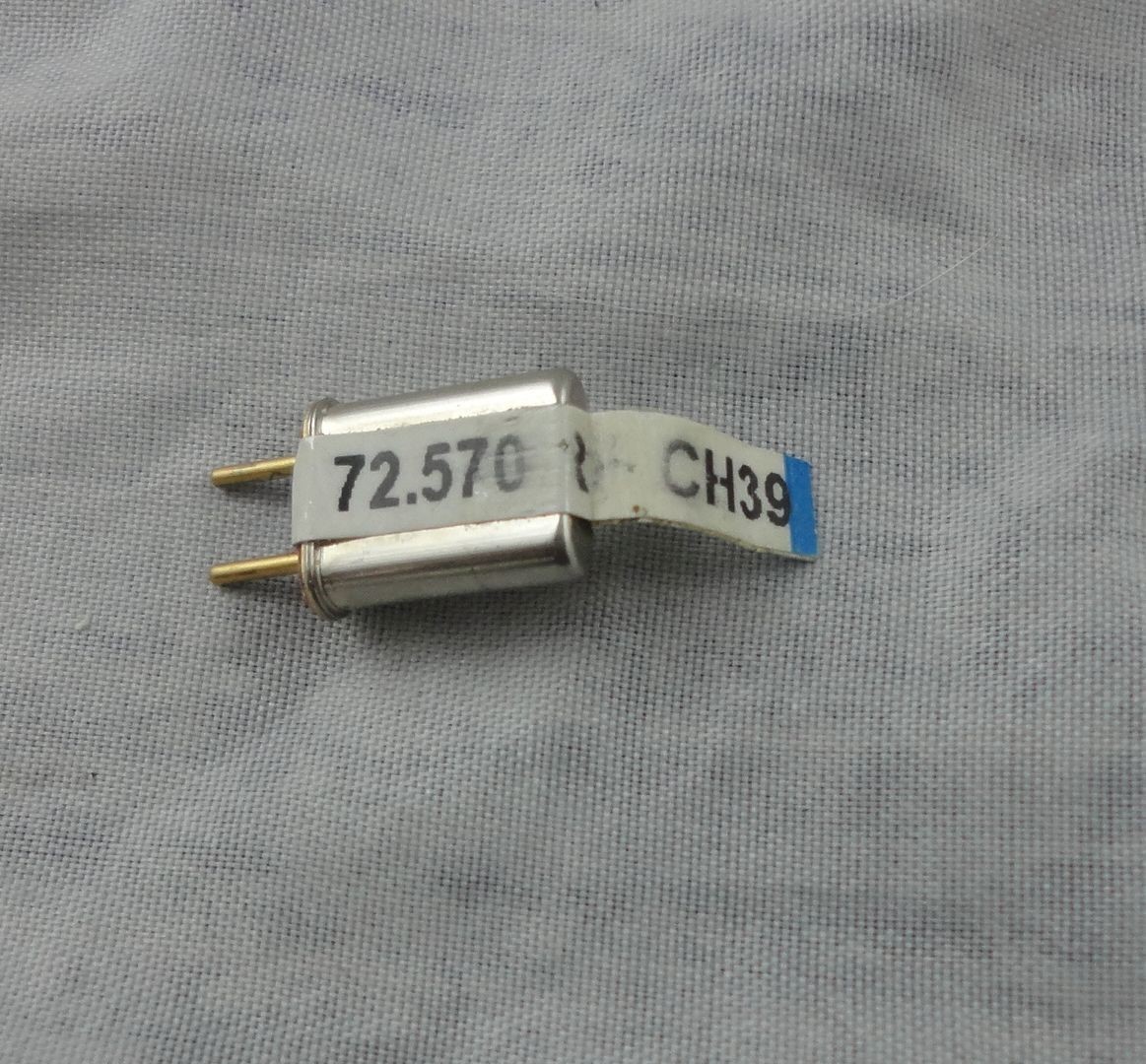 Hitec 72Mhz FM Dual Conversion Receiver Crystal Channel 39 72.570mhz CH39