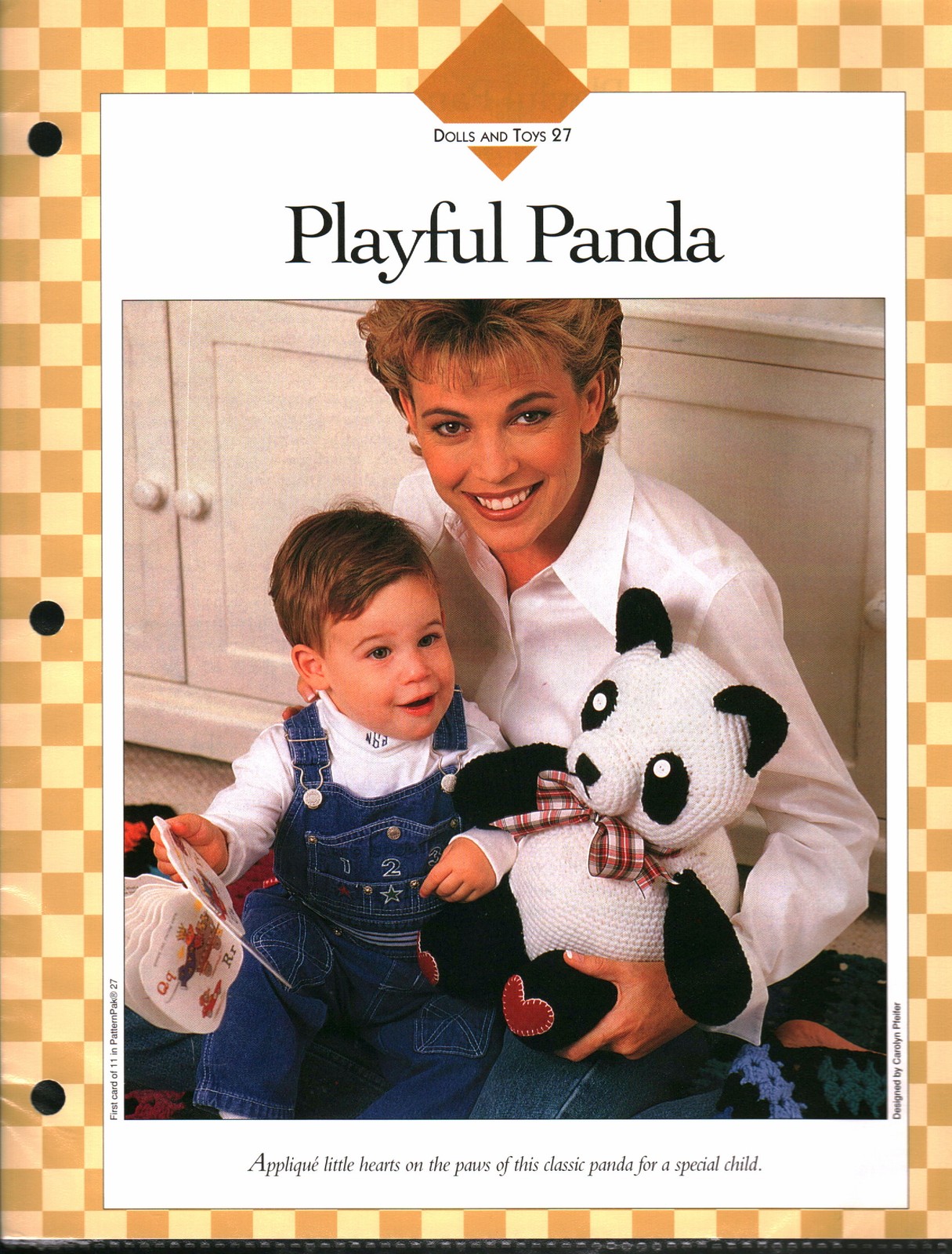 Playful Panda - Dolls & Toys 27 | Vanna Crochet Faves 85270-B