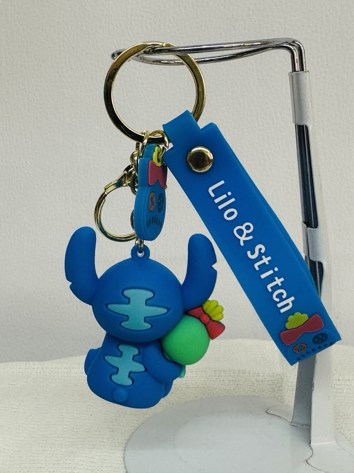 Lilo Stitch Scrump Pendant keychain key ring bag Clip Backpack