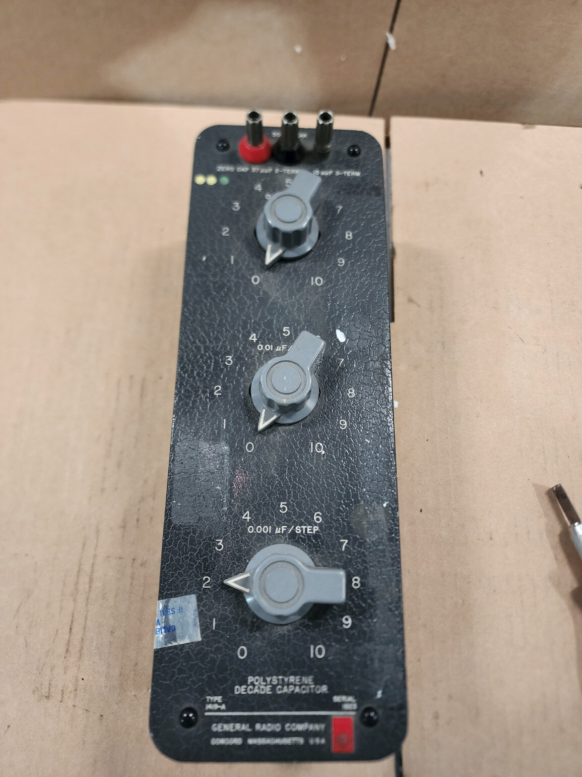 GenRad General Radio 1419-A Decade Capacitor Unit #1