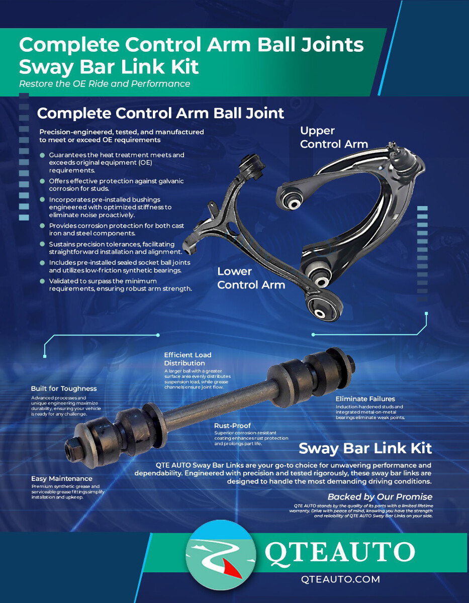 Front Left Lower Control Arm Ball Joint For 2007-2016 GMC Acadia