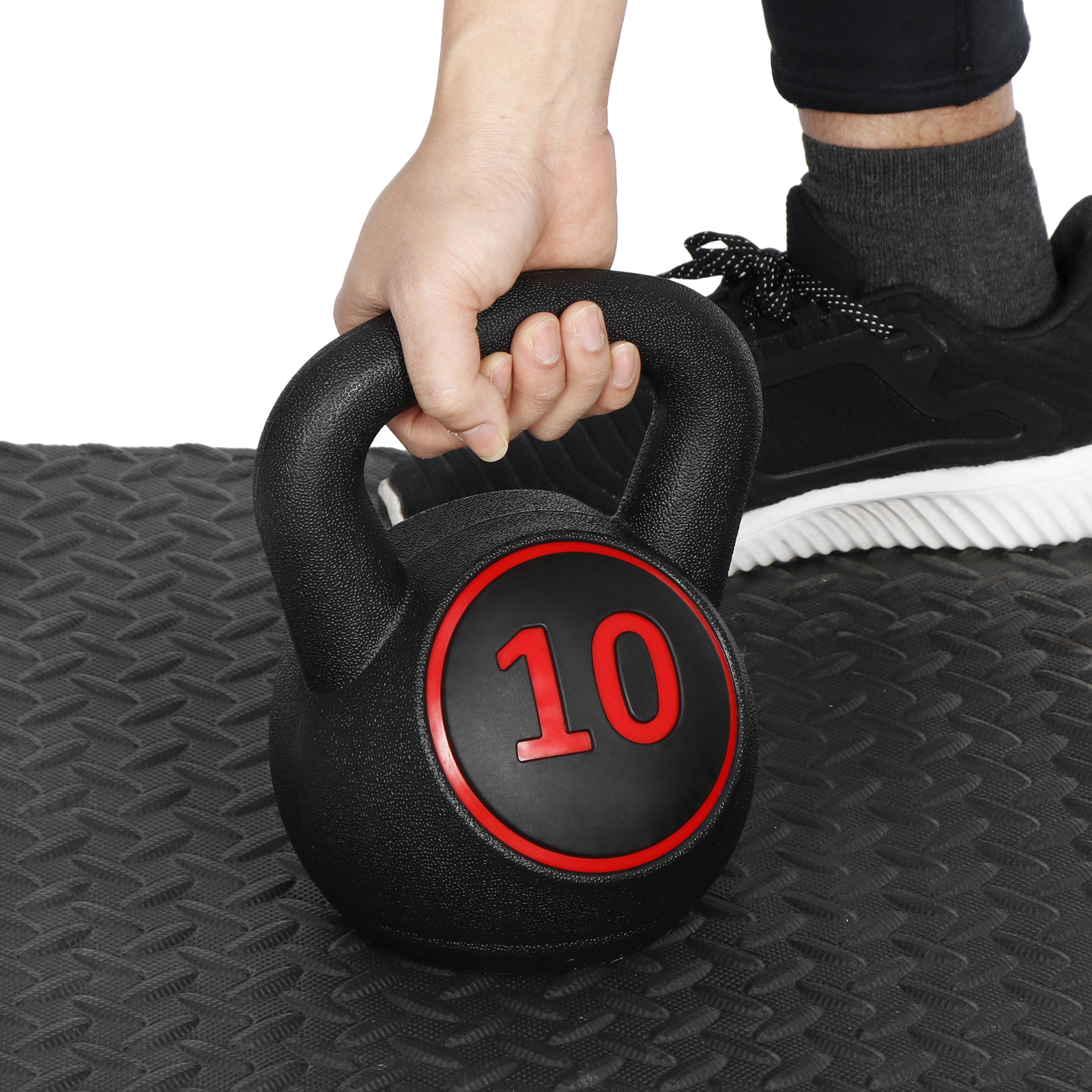 3PCS Kettlebell Weights Set with Tray for Training Home ExerciseFitness Workout