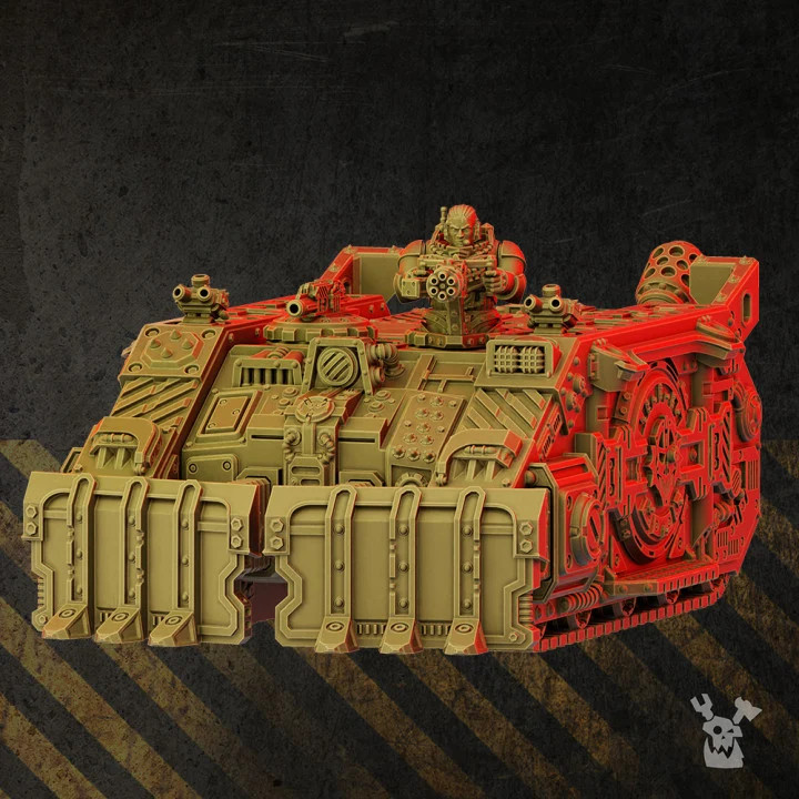 Full Metal Fury APC (Set of 3) - 28mm Heroic Full - Resin Tabletop Miniatures