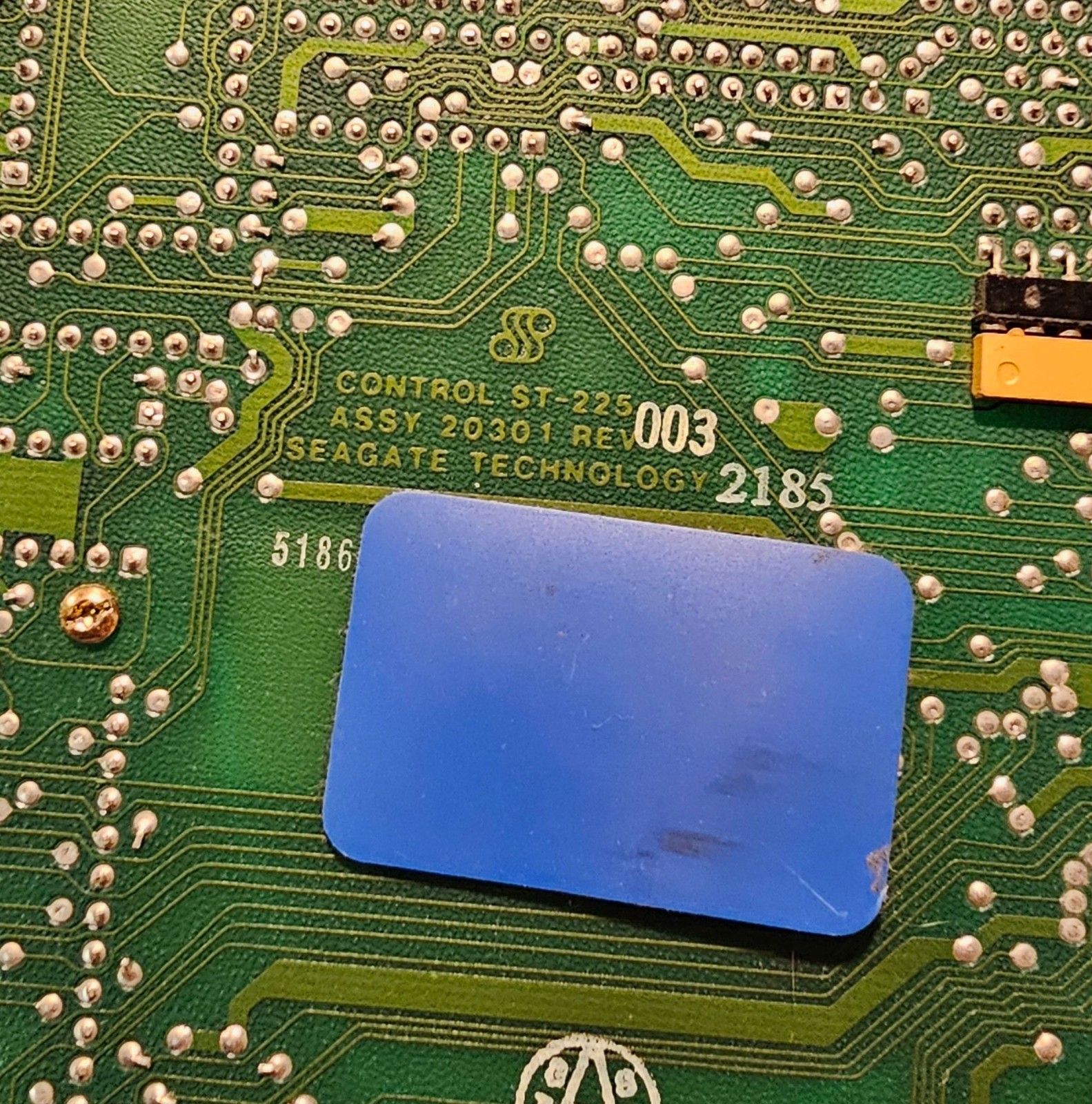 Vintage Seagate ST-225 Hard Drive Control Board - Donor Board - Board Only