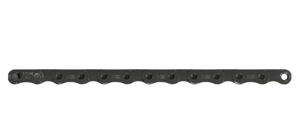 SRAM X0 Eagle T-Type Flattop Chain 12-Speed, 126 Links, Solid Pin, Dark Polar