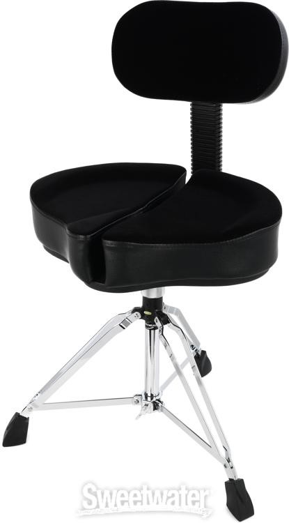Ahead Spinal-G Drum Throne with Backrest - Black