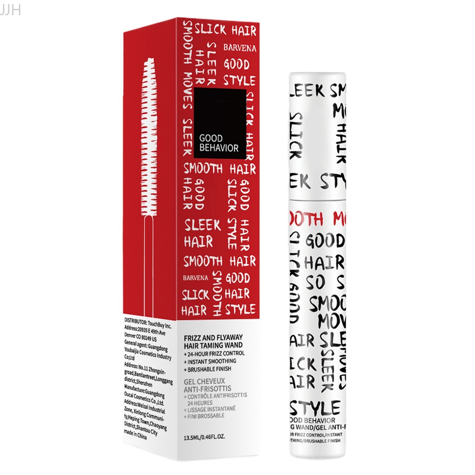 Good Behavior Frizz Control Hair Taming Wand Lightweight Gel Stick Flyaway `