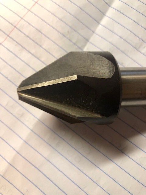 1-3/4" HSS 6F Chatterless Countersink - 60°