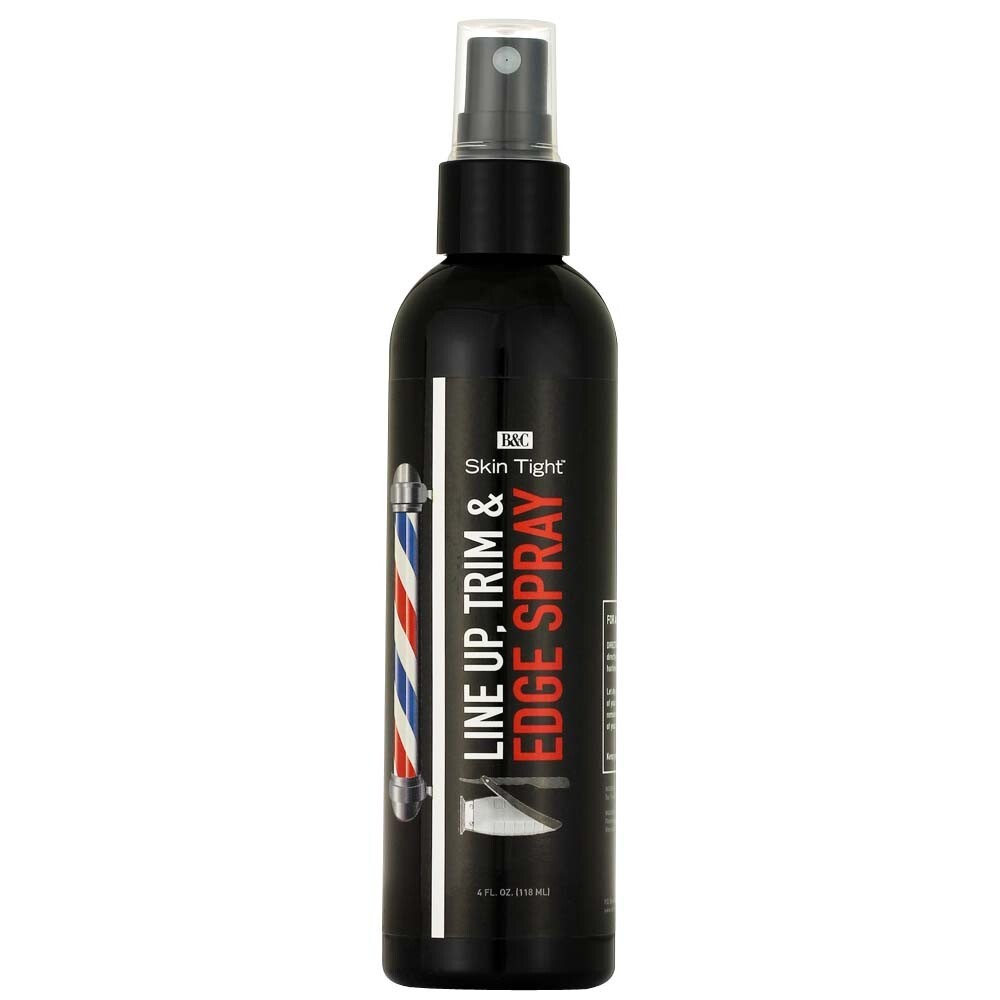 BARBER BEAUTY SALON B&C SKIN TIGHT LINE UP TRIM EDGE RAZOR CUT HAIR SPRAY 4 OZ