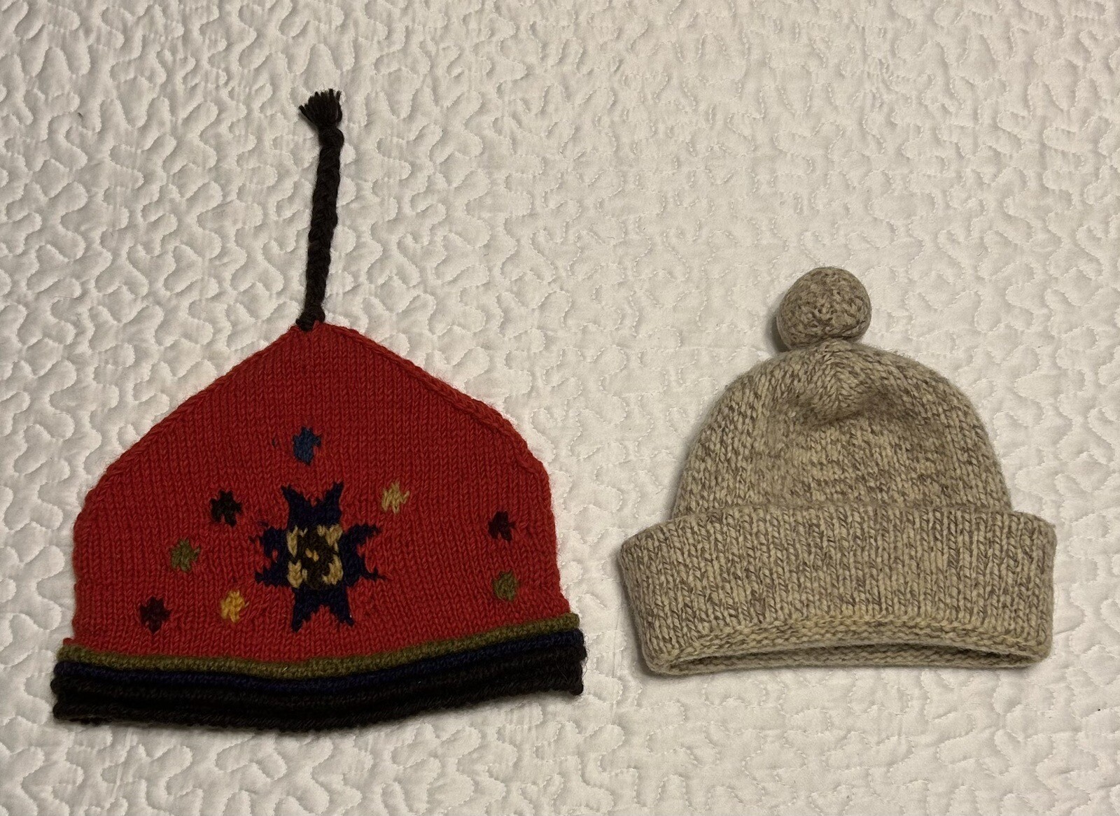 Newari & LL Bean Wool Ski Caps Beanies