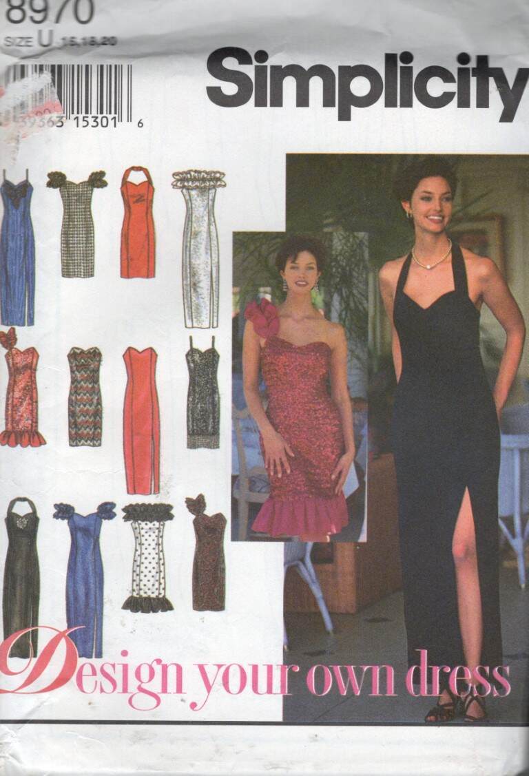 8970 SIMPLICITY MISSES/MISS PETITE DRESS SZ 16-20