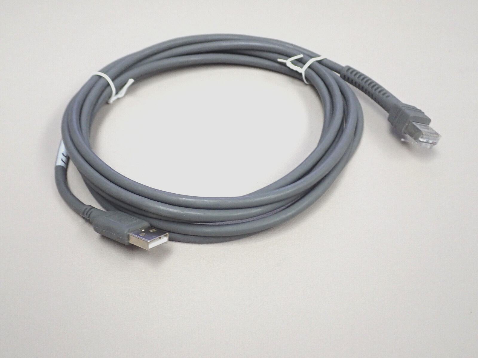 ZEBRA SHIELDED USB CABLE 9 FEET STRAIGHT USB TO RJ45 OEM CBA-U25-S09ZAR