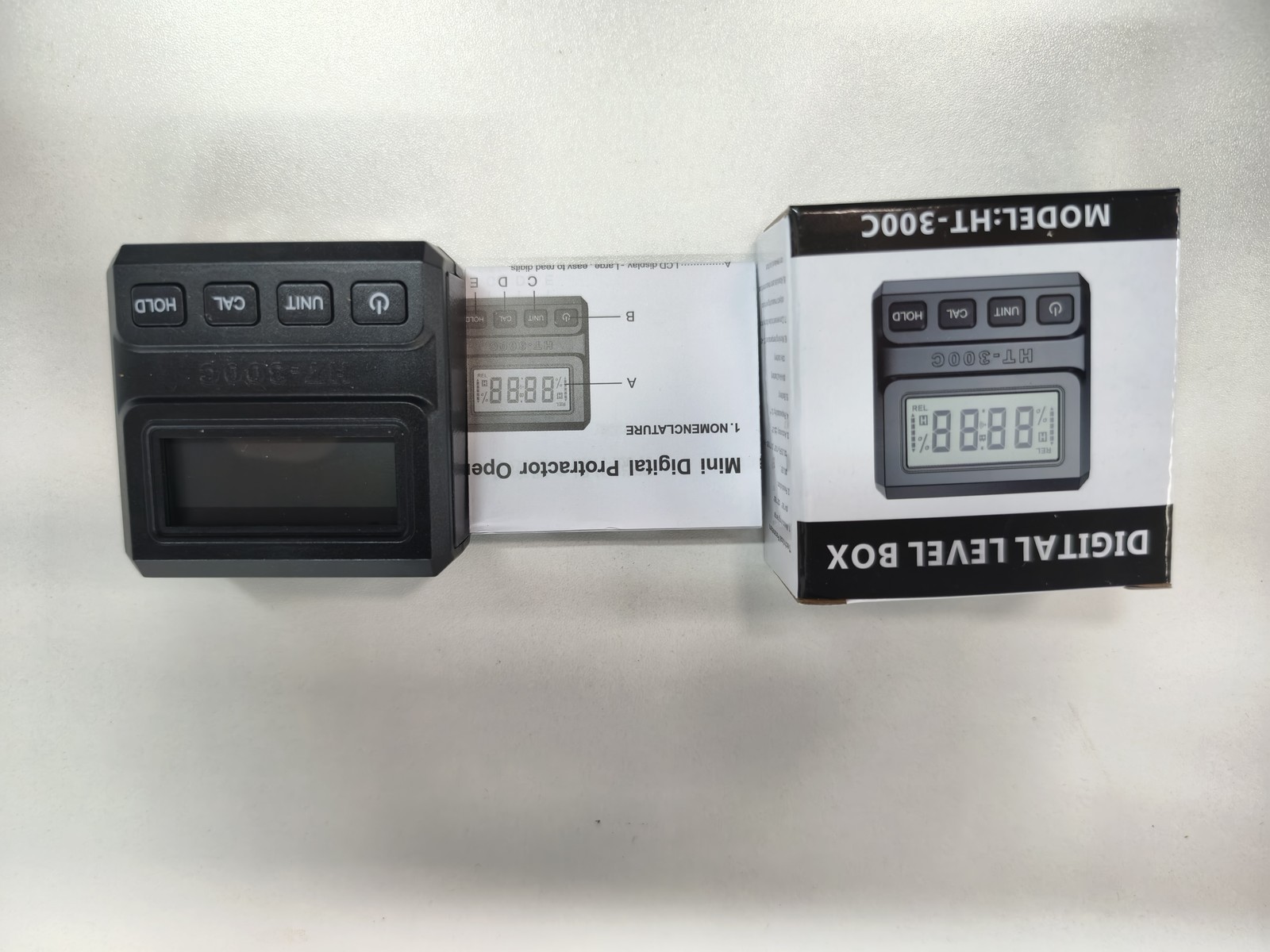 Digital Angle Finder Magnetic Angle Gauge Level Tool Inclinometer LCD WSBQ