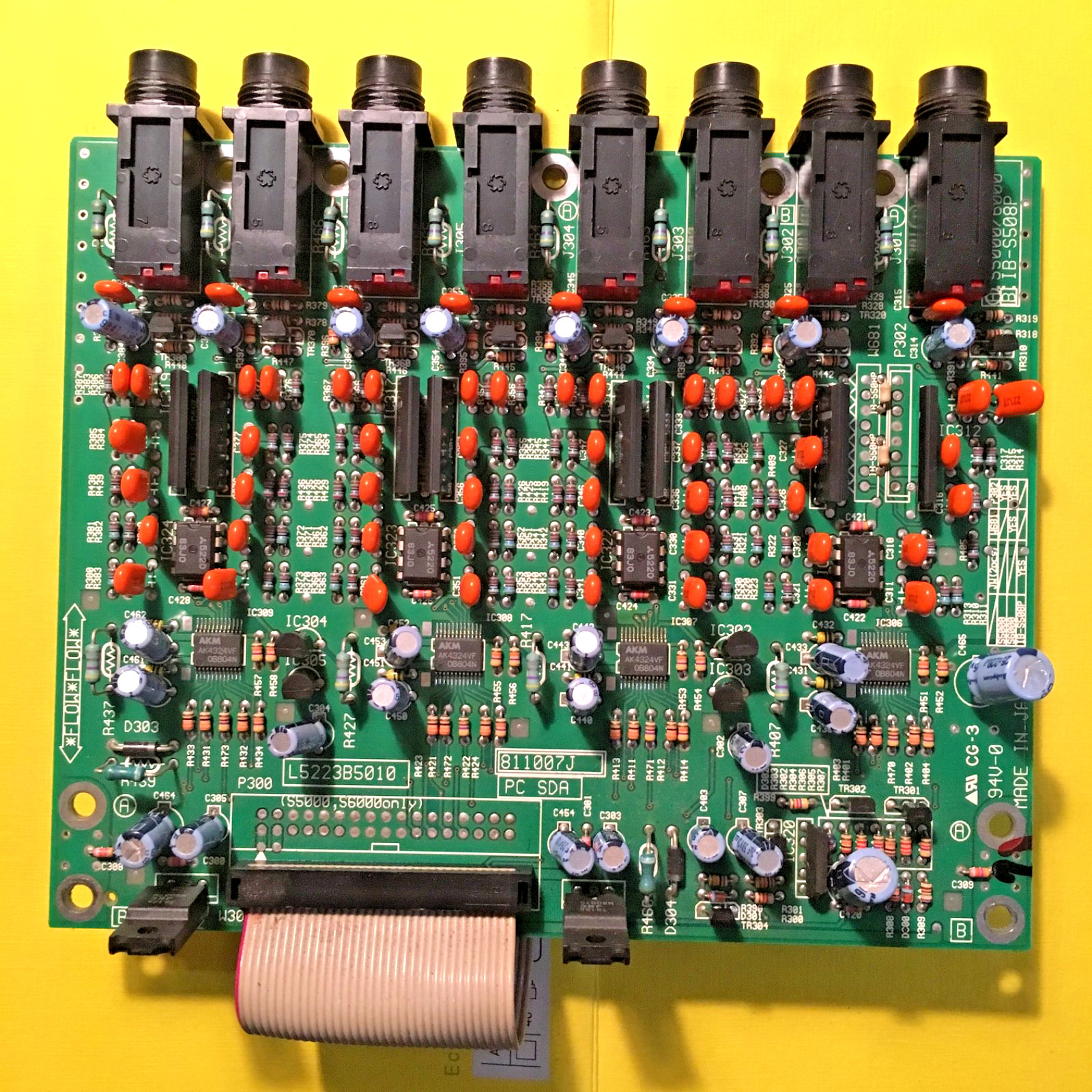 Akai IB-S508P 8 Out Option Card for the  S5000 / S6000 Sampler - USED