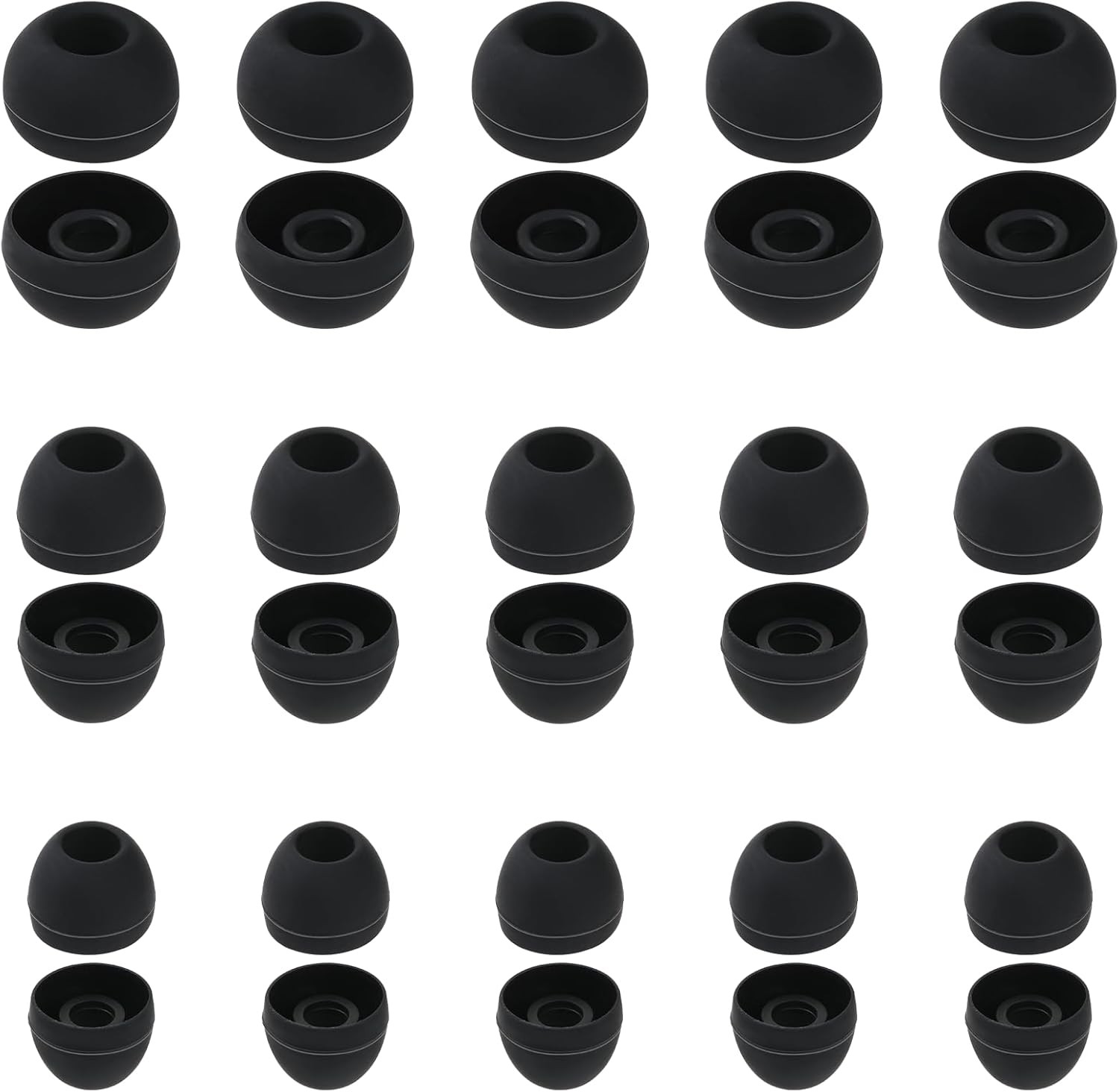 Silicone Earbud Tips Replacement Soft Covers Fit Most Headphones