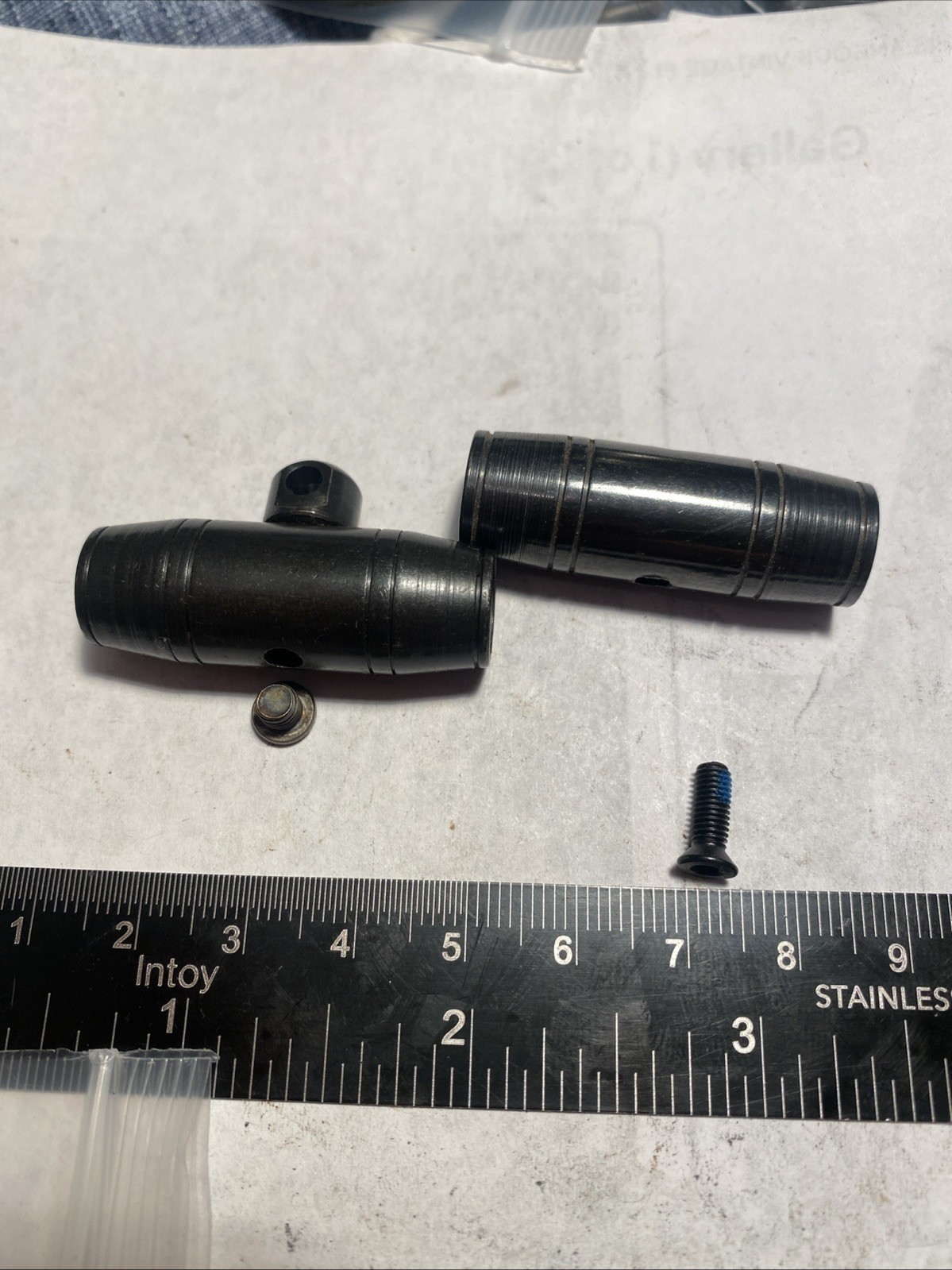 T/C- Thompson Center-Renegade Blued Steel 3/8” Ramrod Thimbles  W Screws