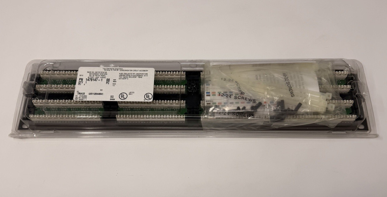 AMP NetConnect Universal Wiring Cat 5E 2U 48 Port Patch Panel