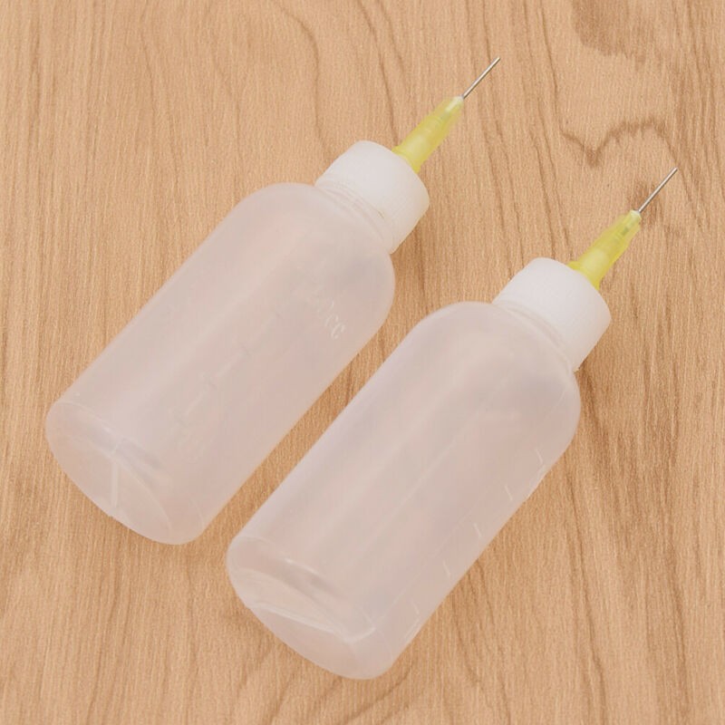 2PCS Plastic Bottle Clay Pottery Tools Squeezing Mud Point Line Decor DIY Craft