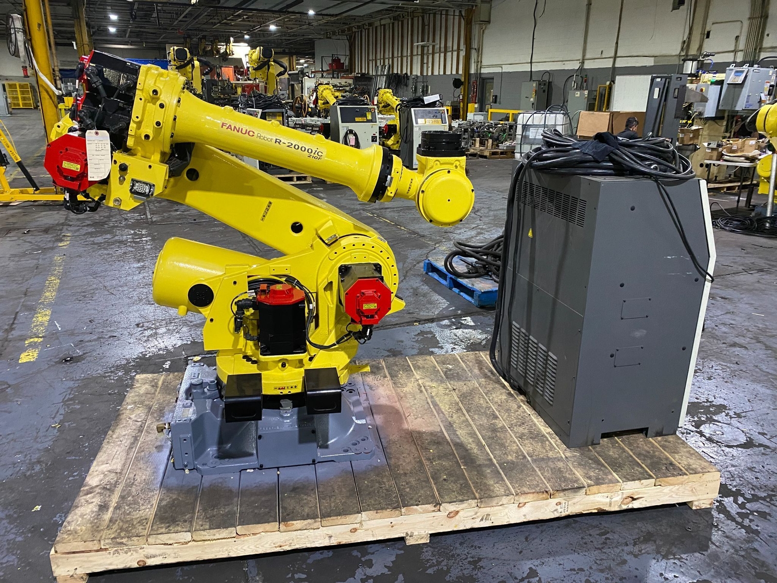 FANUC R-2000iC/210F w/ R-30iB Controls PARTS ONLY - REFURBISHED See Description