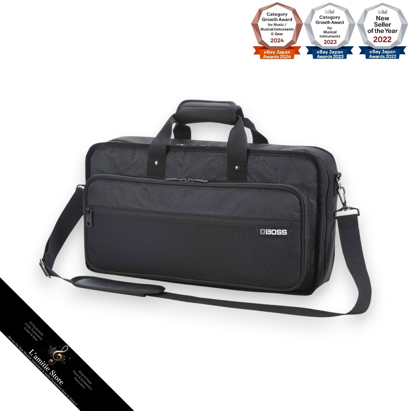BOSS CB BM M Lightweight Medium Size Black Multi Effects Carrying Case Japan New