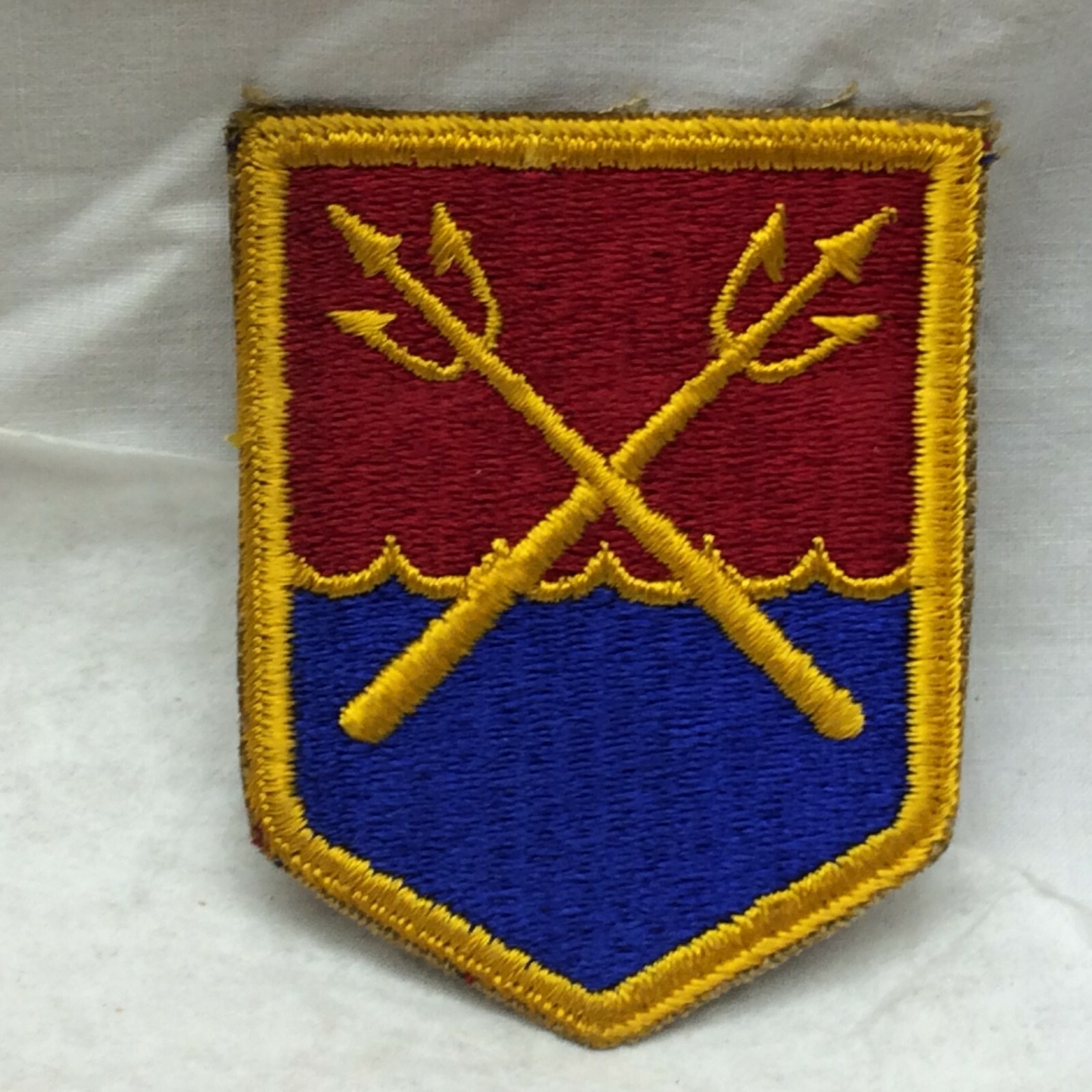 Vintage Military Patch Eastern Defense Command app 2 3/16" x 3" variant