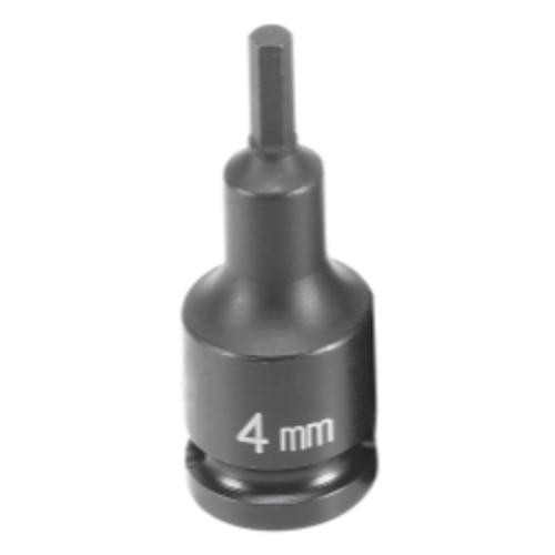 Grey Pneumatic 1904M 3/8" Drive Metric Hex Driver Impact Socket 4mm