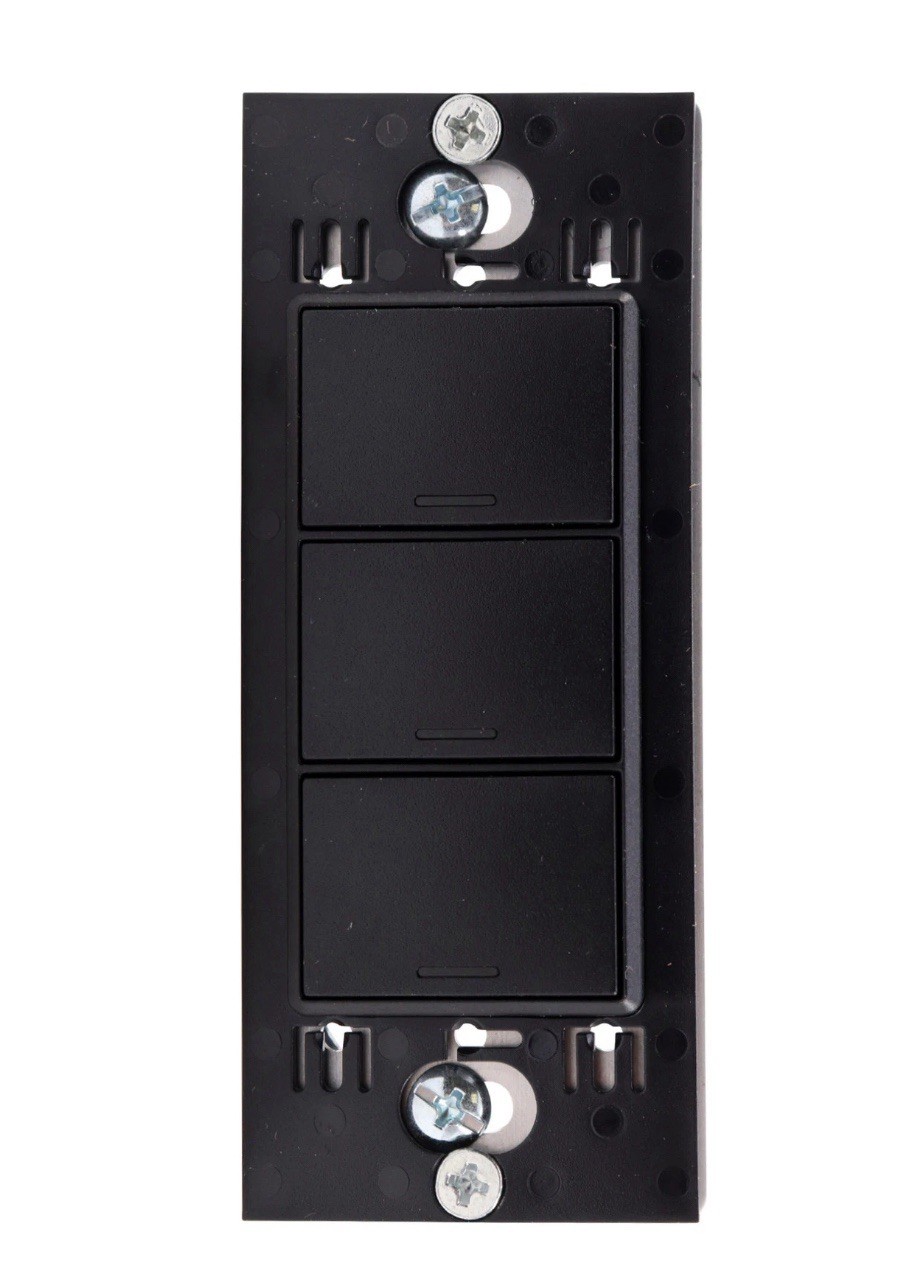 CONTROL 4 KPZ-3B1-B WIRELESS KEYPAD SWITCH, 3-BUTTON, BLACK