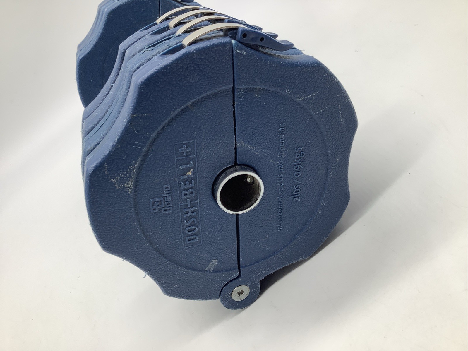 Dosh Bell Dumbbell With 8 2lb Removable Snap On Weights & Bar