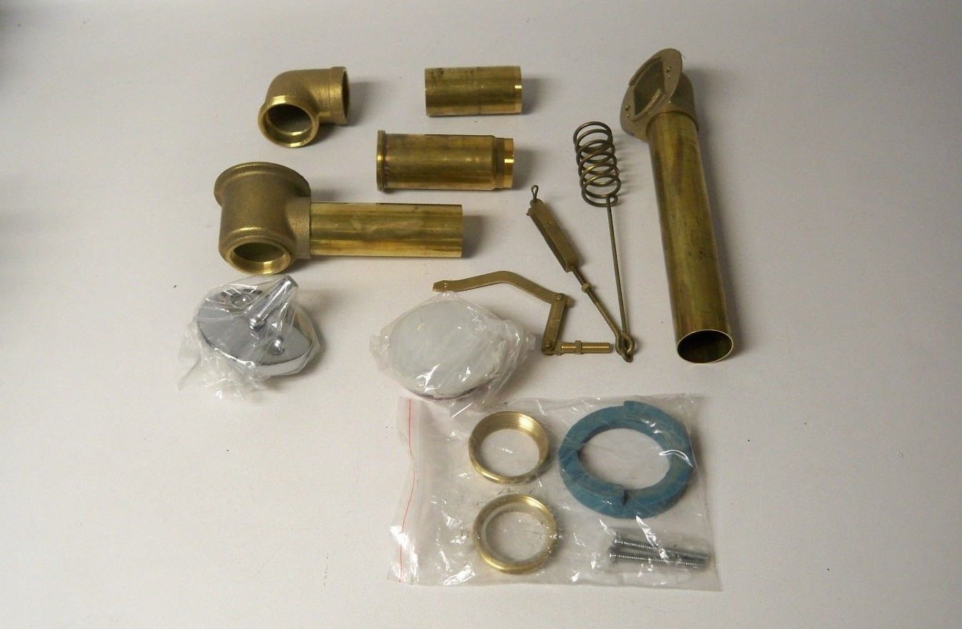 *NEW* C.S.B 340PDCP Waste & Overflow Trip Lever Drain 20Ga. Chrome Plated