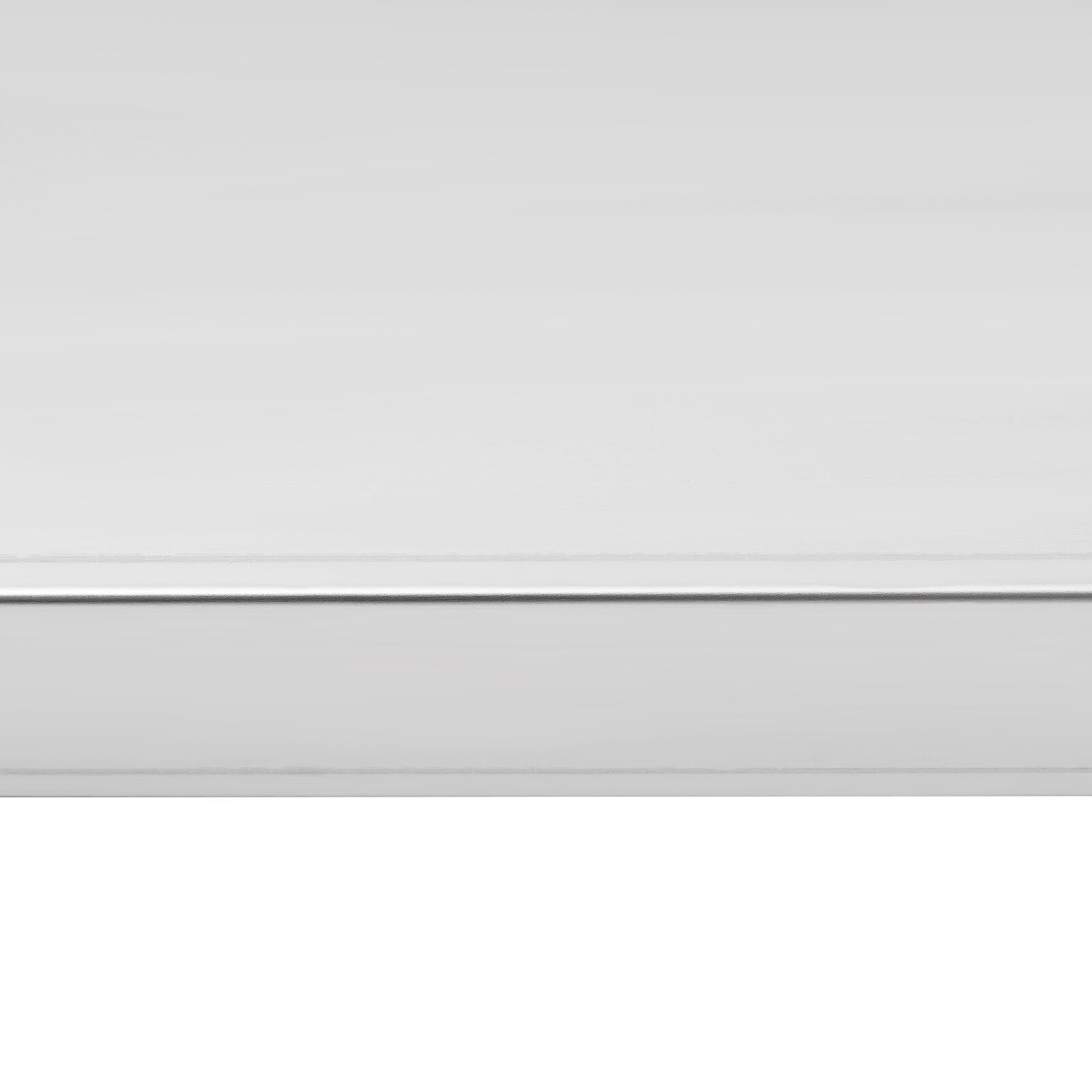 12* 60 in 2 Tier Stainless Steel Silver Adjustable Rectangular Storage Shelf
