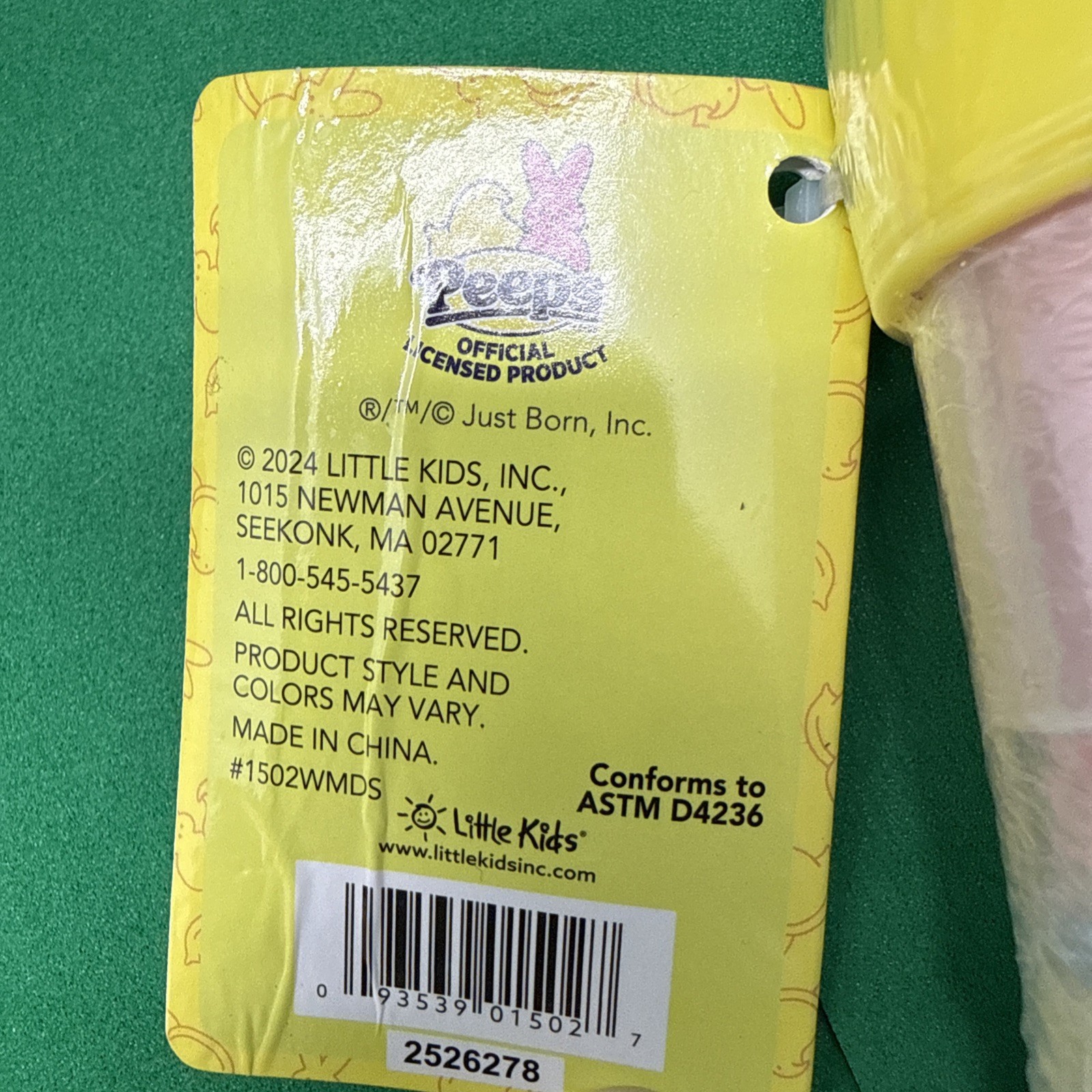 PEEPS Dough Pack w/ Cutter Bunny & Marshmallow Scent/Peeps Stacking Chalk/Foamie