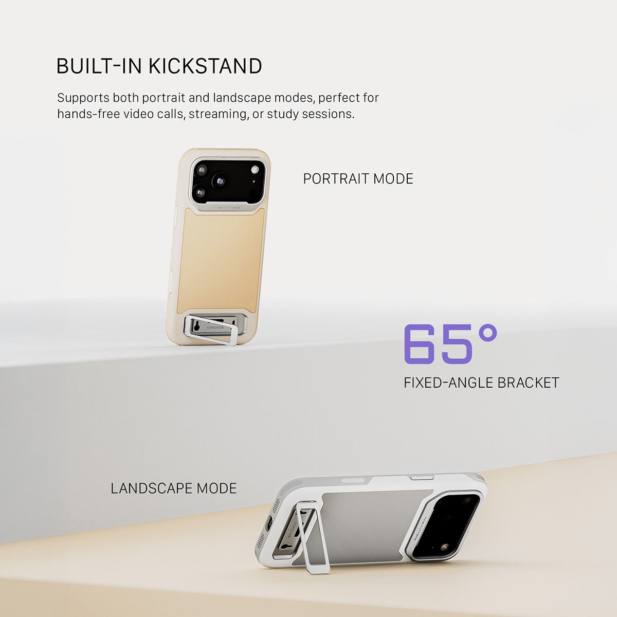 Tilta Khronos Lite Mobile Creator Kit for Apple iPhone 17 Pro Max, Light Gray