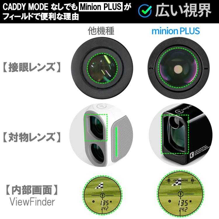 GOLFZON CaddyTalk Minion PLUS Black Golf Rangefinder 2025 w/ Caddy Mode