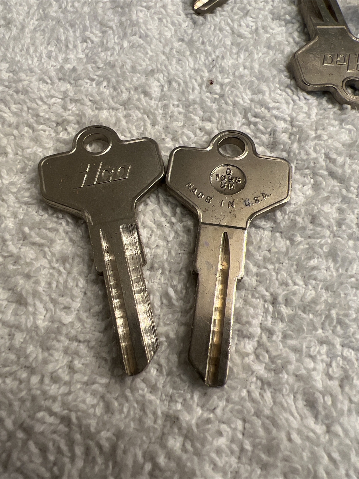 Lot Of 2 New Ilco D1098BM Dexter Master Key Blank Uncut Locksmith Made USA