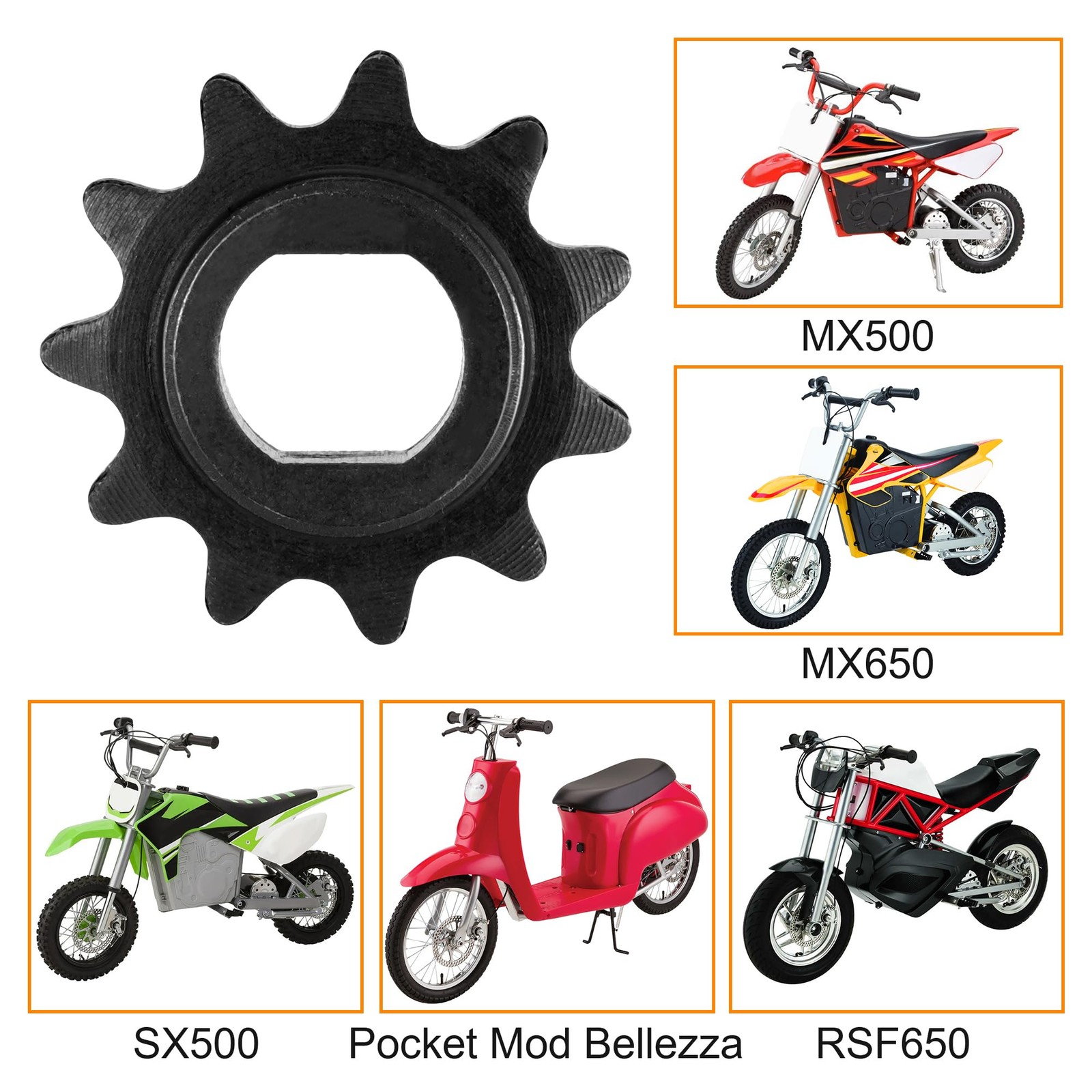 11T Teeth 25H Chain Motor Sprocket