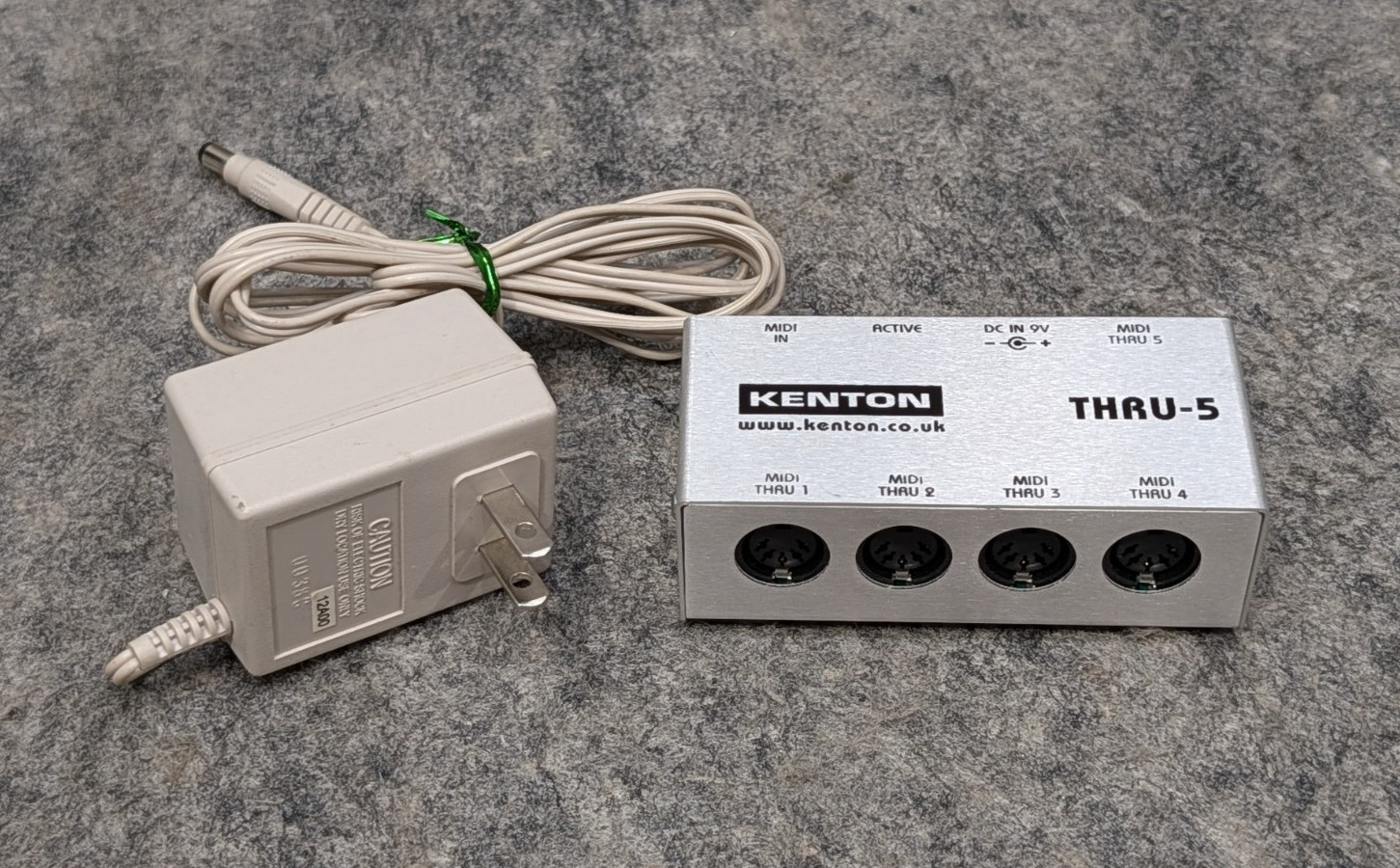 Kenton Electronics Thru-5 Thru 5 MIDI SPLITTER w/ Power Supply 🔥New🔥
