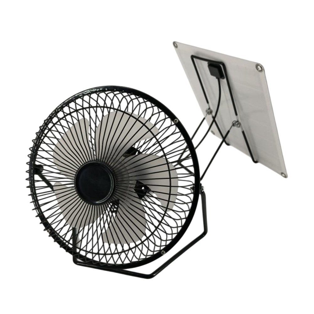 10W Solar Fan with Compact Design for Easy Transport Between Room Outdoor Areas