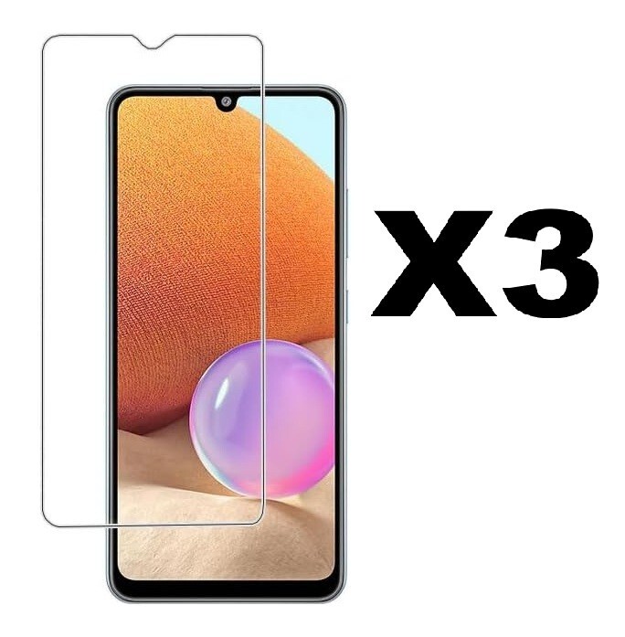 3 Pack Anti Scratch Tempered Glass Screen Protector, for Samsung Galaxy A32 4G