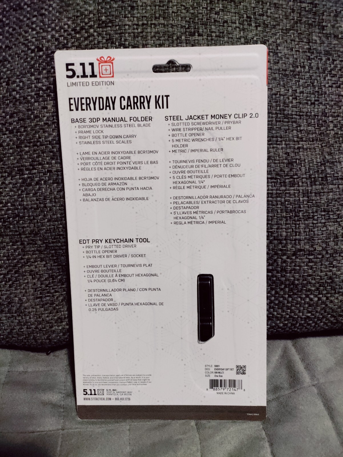 5.11 Everyday Carry Kit Gift New