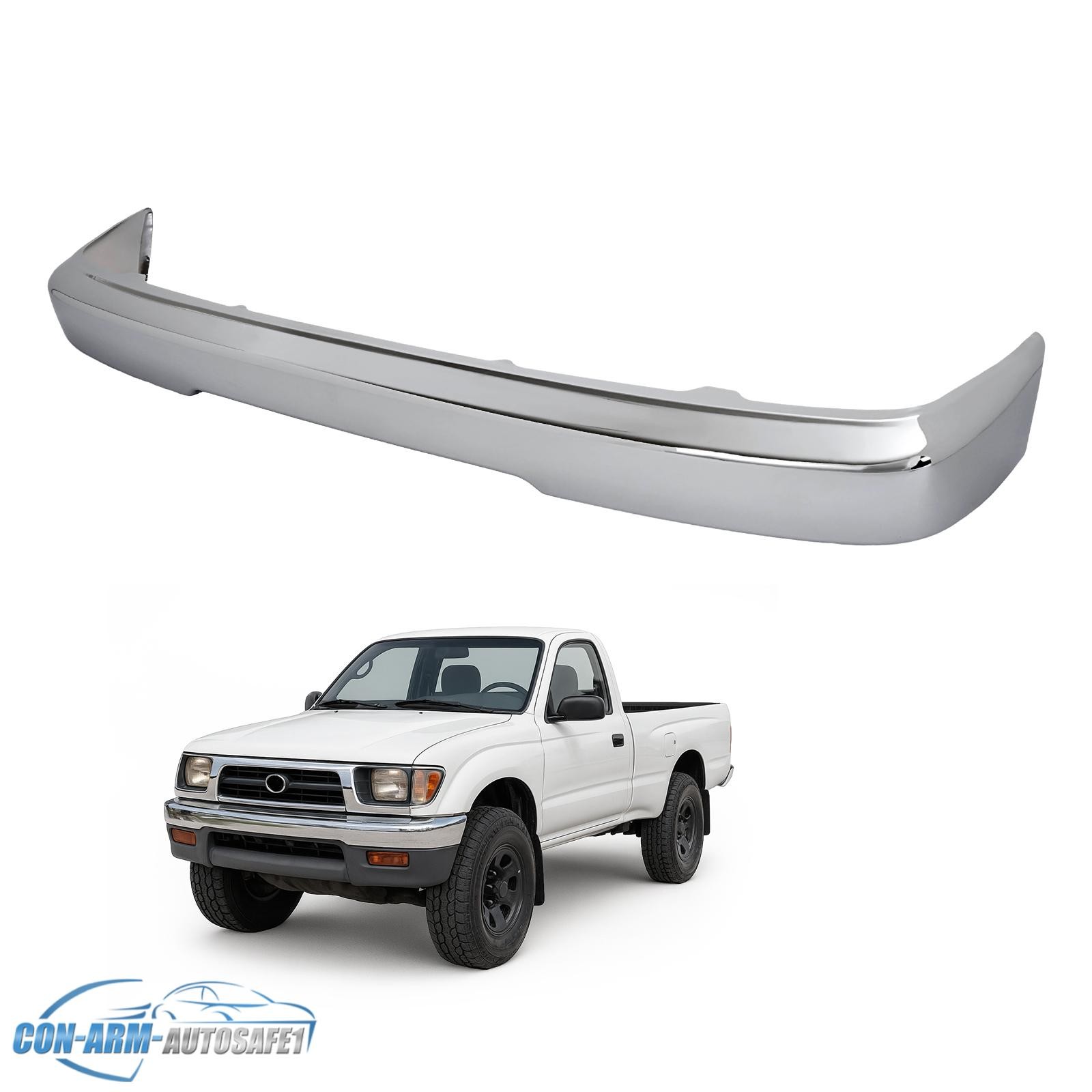 Chrome Front Bumper Face Bar For Toyota Tacoma Fleetside 4WD 1995-1997丨TO1002156