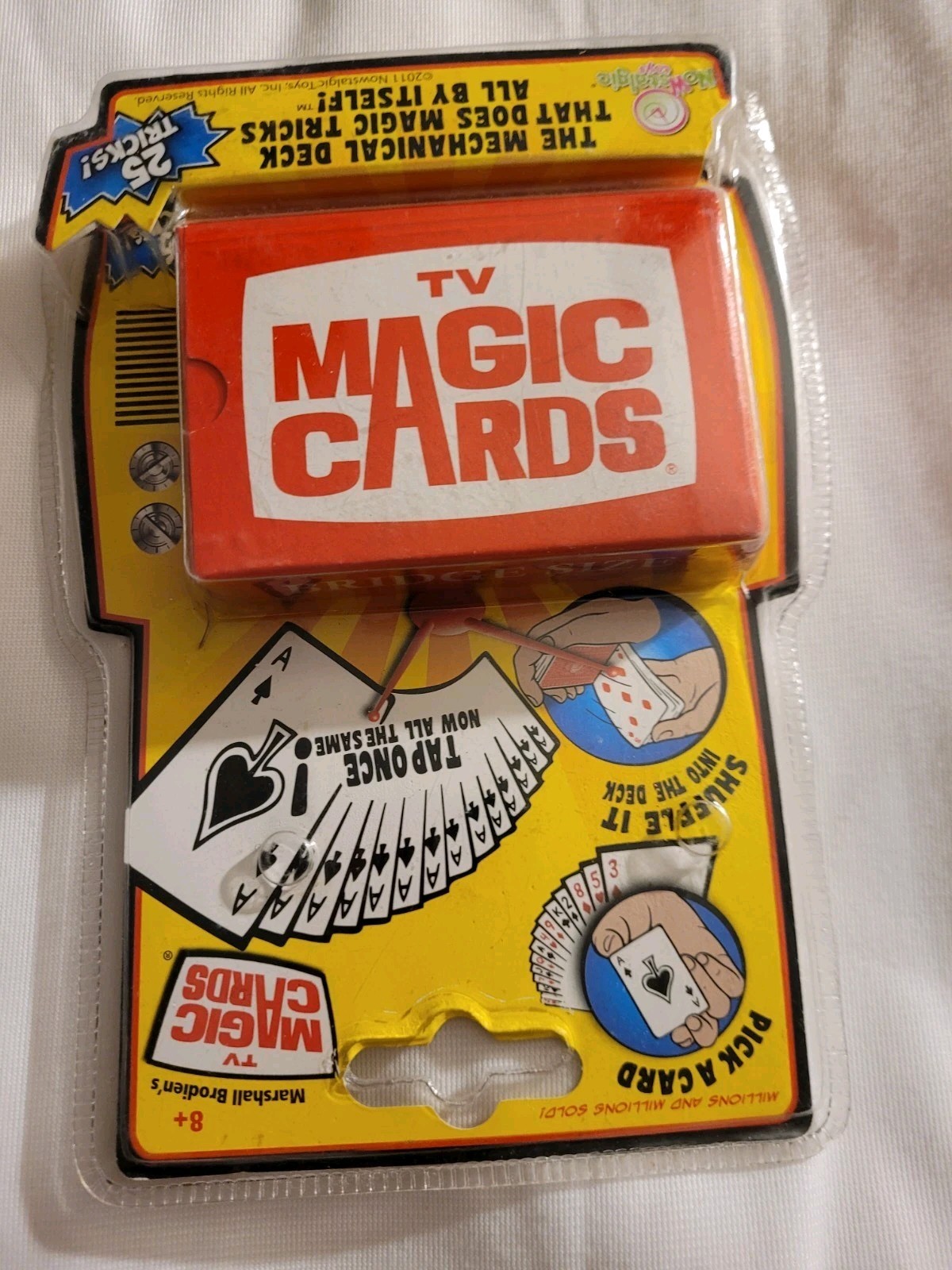 Nowstalgic Toy TV Magic Cards Mechanical Deck 25+ Tricks Age 8+ TVMC-001-158 NEW