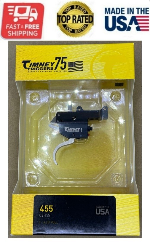New Timney CZ 455 Magnum Long Rifle Calibers Trigger #455 Pull Weight 2-4 Lbs