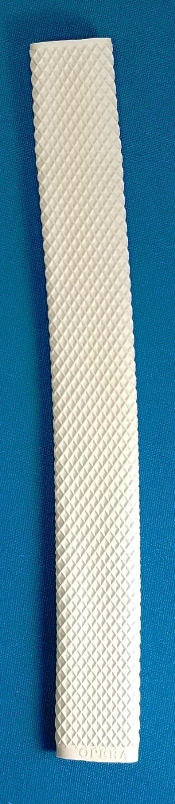 1- OPERA WHITE TEXTURED RUBBER BILLIARD & POOL CUE GRIP / WRAP 11.8" LONG .8oz.