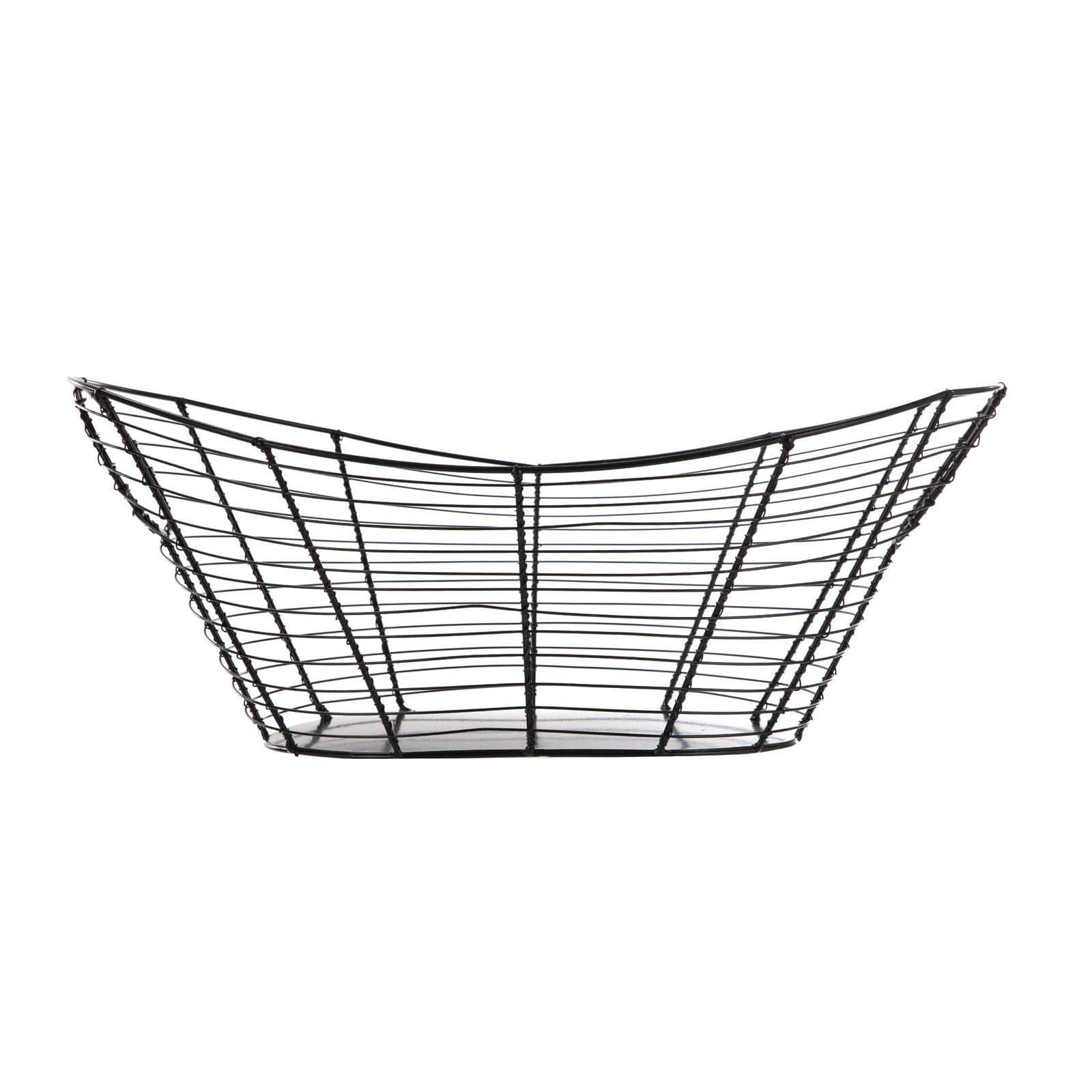 lack Handcrafted Wire Basket W/ Handles - Durable & Rustic Home Decor
