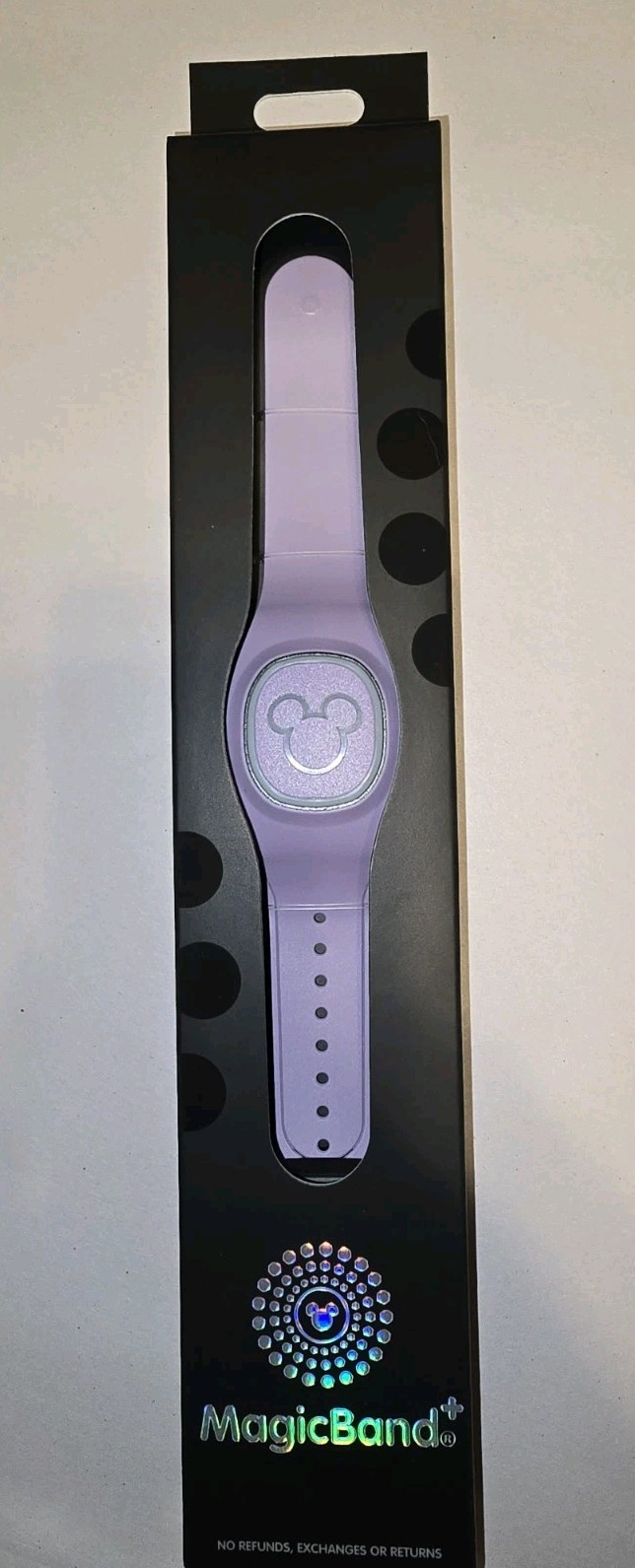 NEW Disney Parks Magic Band Plus + Solid Lilac Purple UNLINKED W/ CABLE INCLUDED